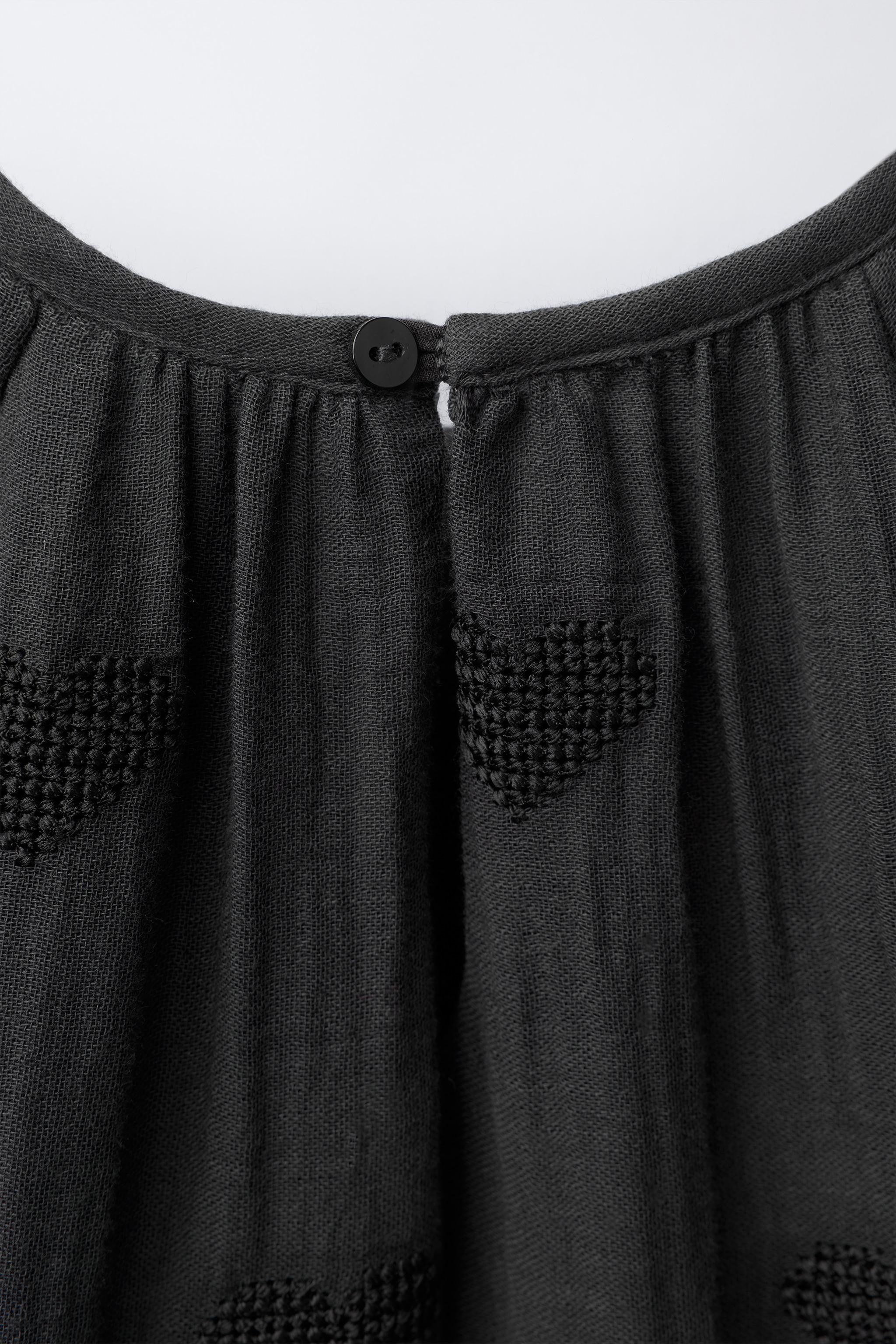 EMBROIDERED HEART DRESS